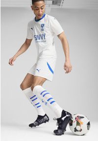 Puma - Męskie szorty Al Hilal Saudi F.C. 24/25 PUMA White Blue Intense. Kolor: biały, wielokolorowy, niebieski. Sport: piłka nożna