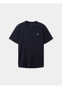 Tom Tailor Denim T-Shirt 1037655 Granatowy Basic Fit. Kolor: niebieski. Materiał: bawełna, denim #3