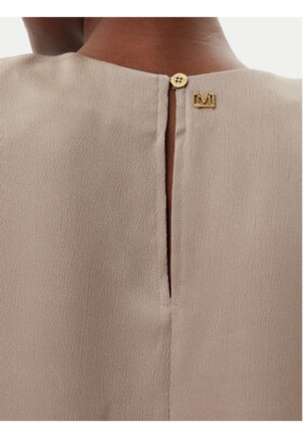 Marciano Guess Bluzka 5GGH39 7079A Beżowy Regular Fit. Kolor: beżowy. Materiał: syntetyk