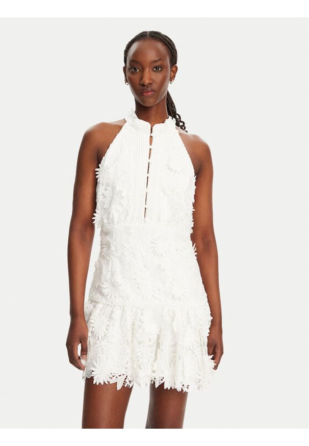 BARDOT - Bardot Sukienka koktajlowa Remy 59845DB Biały Slim Fit. Kolor: biały. Materiał: syntetyk. Styl: wizytowy