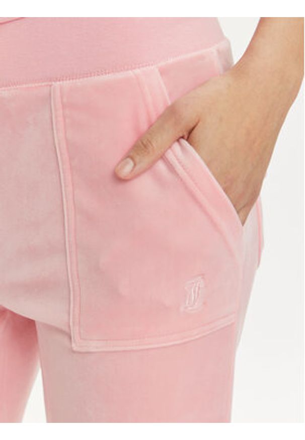 Juicy Couture Spodnie dresowe Del Ray JCAP180 Różowy Regular Fit. Kolor: różowy. Materiał: syntetyk