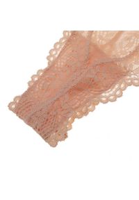 Intica - Majtki koronkowe z wycięciem na co dzień BarbaraAnne. Kolor: różowy. Materiał: koronka #3