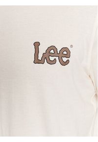 Lee Longsleeve 112342483 Beżowy Regular Fit. Kolor: beżowy. Materiał: bawełna. Długość rękawa: długi rękaw