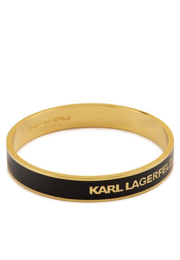 Karl Lagerfeld - KARL LAGERFELD Bransoletka 245W3940 Czarny. Materiał: metalowe. Kolor: czarny