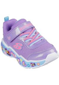 skechers - Adidasy Skechers Play Scene - Fun Squ, Dzieci. Okazja: na uczelnię. Kolor: fioletowy. Materiał: materiał. Model: Skechers Sport. Sport: joga i pilates