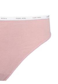 YSABEL MORA - Ysabel Mora Komplet stringów 19007 Różowy. Kolor: różowy. Materiał: bawełna #3