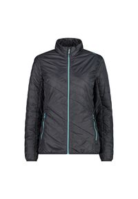 Damska kurtka puchowa CMP. Kolor: wielokolorowy, niebieski, szary, brązowy. Materiał: puch. Sport: turystyka piesza #1