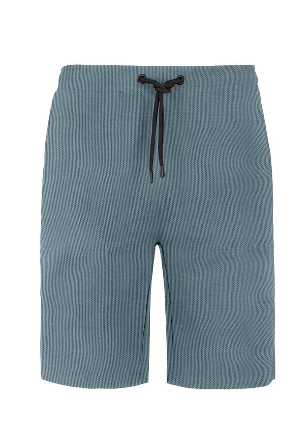 Volcano - Klasyczne szorty dresowe M-MERO. Okazja: na co dzień. Kolor: niebieski. Materiał: dresówka. Długość: krótkie. Styl: klasyczny