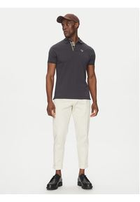 Barbour Polo Tartan MML0012NY51 Granatowy Tailored Fit. Typ kołnierza: polo. Kolor: niebieski. Materiał: bawełna #5