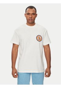 Lee T-Shirt Varsity 112350085 Écru Relaxed Fit. Materiał: bawełna #1