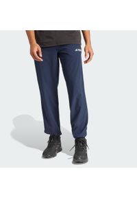 Adidas - Spodnie Terrex Multi Liteflex. Kolor: niebieski. Materiał: materiał. Sezon: lato. Sport: turystyka piesza #1