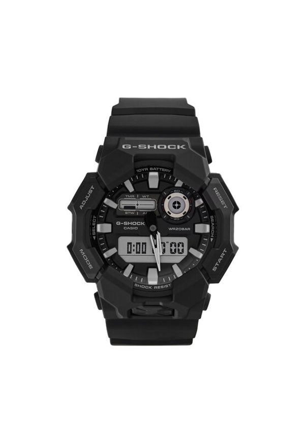 G-Shock Zegarek GA-010-1AER Czarny. Kolor: czarny