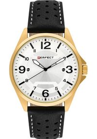Zegarek Perfect Zegarek Perfect W120-03 męski perforowany pasek . #1