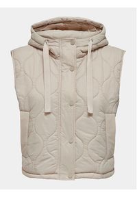 only - ONLY Bezrękawnik Valentina 15315383 Écru Regular Fit. Kolor: kremowy. Materiał: syntetyk. Długość rękawa: bez rękawów #8