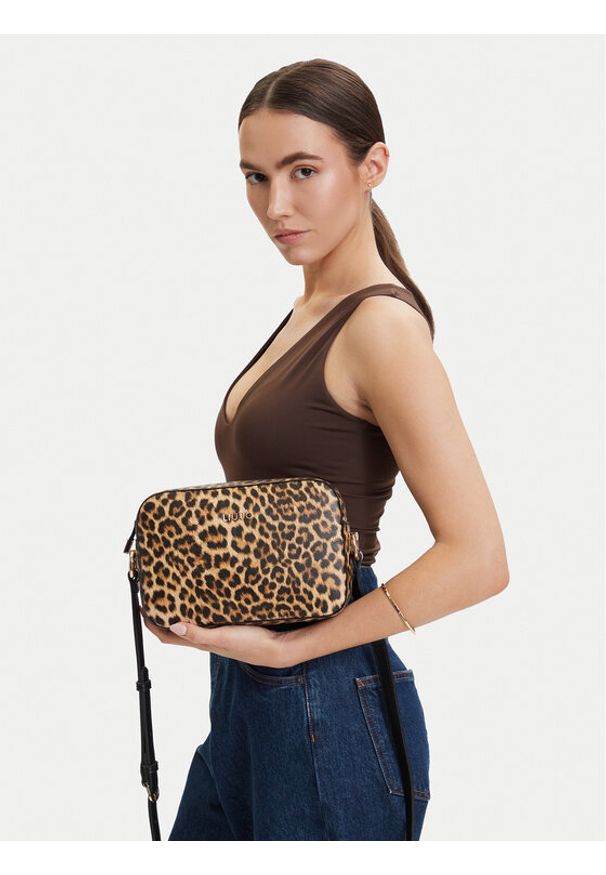 Liu Jo Torebka AA6211 E1119 Brązowy. Kolor: brązowy. Materiał: skórzane