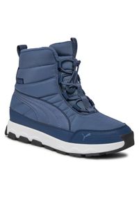 Puma Śniegowce Evolve Boot Jr 392644 02 Niebieski. Kolor: niebieski