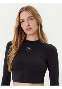 Adidas by Stella McCartney - adidas by Stella McCartney Koszulka techniczna Training JW4566 Czarny Slim Fit. Kolor: czarny. Materiał: syntetyk #3