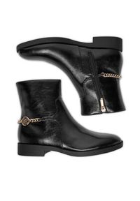 Nine West Botki CEO-RASHA-01 Czarny. Kolor: czarny. Materiał: materiał #7