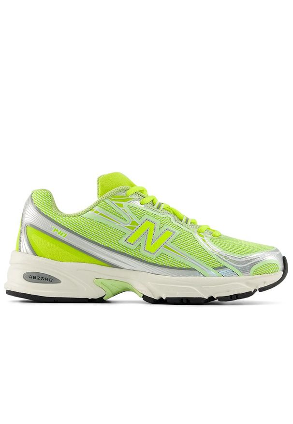 Buty unisex New Balance U740N8QA - zielone. Kolor: zielony. Materiał: materiał, syntetyk. Szerokość cholewki: normalna. Sezon: lato. Sport: turystyka piesza
