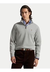 Polo Ralph Lauren Sweter 7,10672E+11 Szary Regular Fit. Typ kołnierza: polo. Kolor: szary. Materiał: bawełna #1