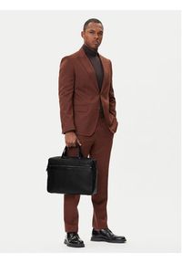 Calvin Klein Torba na laptopa Zip Commuter Bag LV04D3263G Czarny. Kolor: czarny. Materiał: skóra