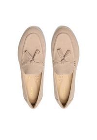 Clarks Mokasyny Narini Edge 26181453 Beżowy. Kolor: beżowy. Materiał: zamsz, skóra #7
