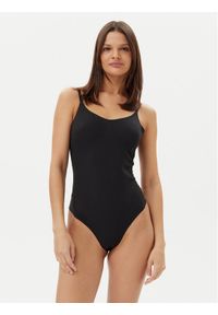 Calvin Klein Underwear Kombinezon modelujący LV00QF8295 Czarny. Kolor: czarny. Materiał: syntetyk