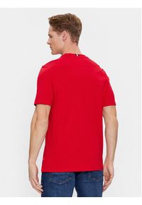 TOMMY HILFIGER - Tommy Hilfiger T-Shirt MW0MW32607 Czerwony Regular Fit. Kolor: czerwony. Materiał: bawełna #5