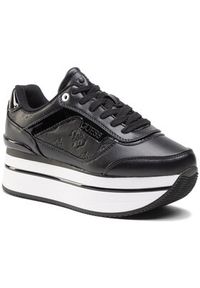Guess Sneakersy Hansin FL5HNS PEL12 Czarny. Kolor: czarny. Materiał: skóra #5