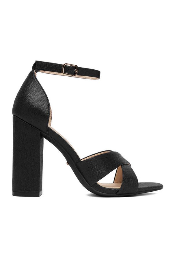 DeeZee Sandały CEO-998877 Czarny. Kolor: czarny. Materiał: materiał