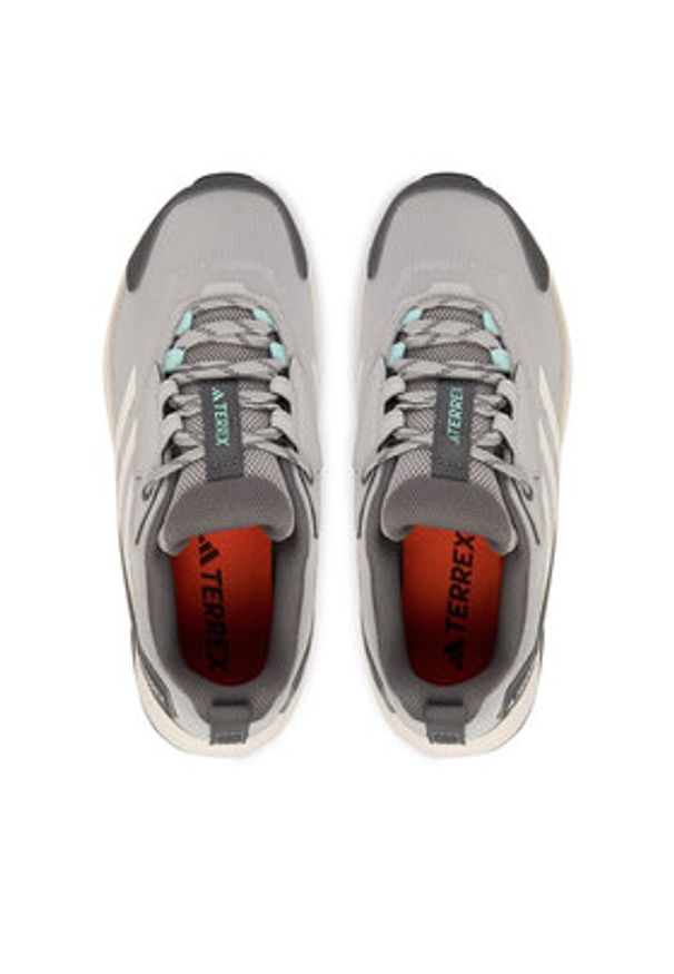 Adidas - adidas Trekkingi Terrex Anylander JR6605 Szary. Kolor: szary. Materiał: materiał