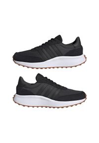 Adidas - Buty do biegania adidas 70s Lifestyler. Kolor: czarny. Materiał: materiał