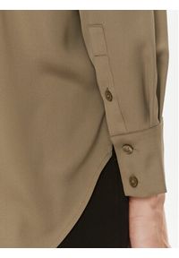 Calvin Klein Koszula K20K205682 Brązowy Relaxed Fit. Kolor: brązowy. Materiał: syntetyk #3