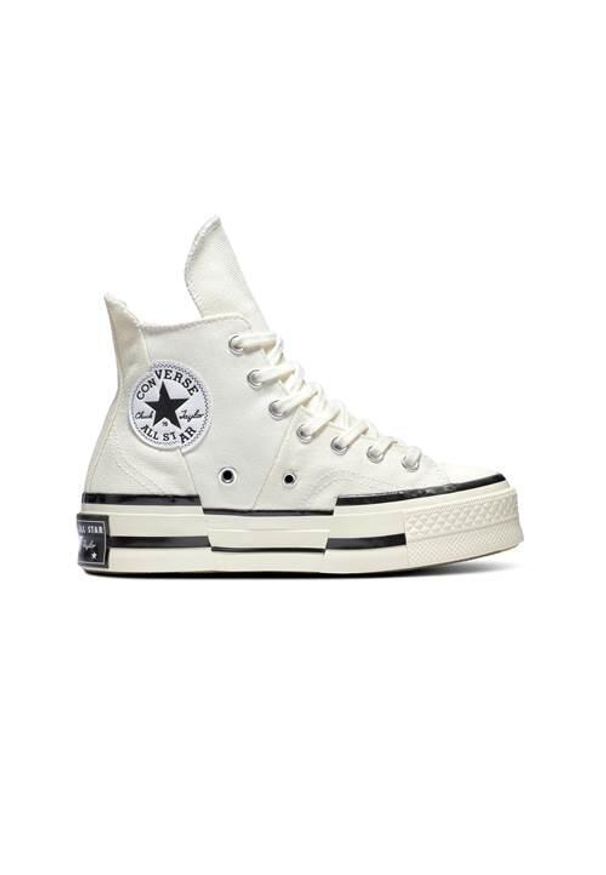 Buty do chodzenia damskie Converse Chuck 70 Plus. Kolor: biały. Materiał: materiał, syntetyk. Szerokość cholewki: normalna. Sport: turystyka piesza