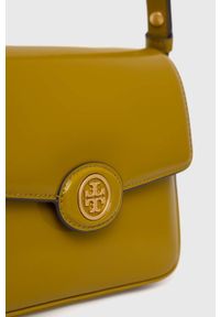 Tory Burch torebka skórzana kolor zielony. Kolor: zielony. Materiał: skórzane #2
