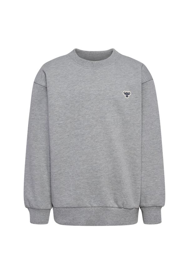 Bluza dziecięca Hummel Bee. Kolor: szary. Materiał: bawełna, materiał