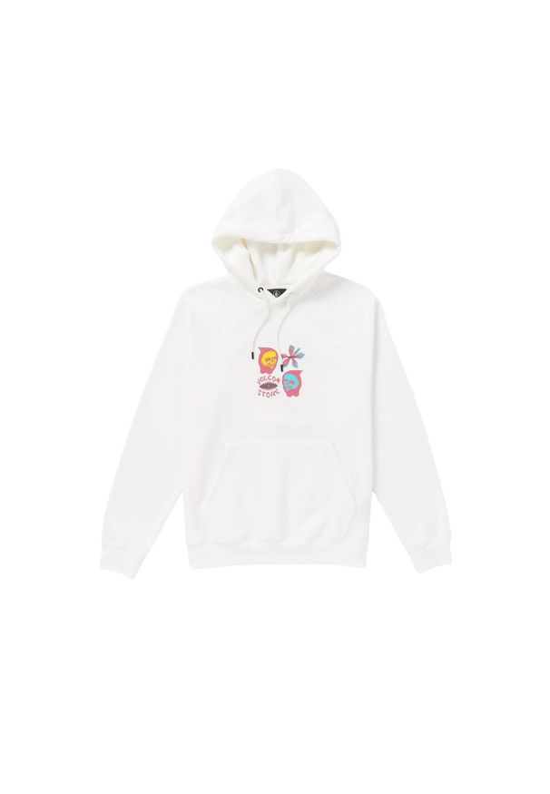 Bluza sportowa męska Volcom Earth Tripper. Kolor: biały. Materiał: poliester, bawełna. Sezon: zima. Sport: narciarstwo
