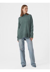 Vero Moda Sweter 10269229 Zielony Regular Fit. Kolor: zielony. Materiał: syntetyk #3