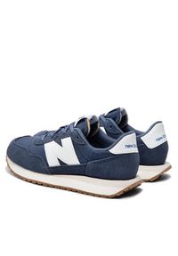 New Balance Sneakersy GS237PD Granatowy. Kolor: niebieski. Materiał: materiał #5