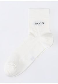 ecco - Skarpety Unisex ECCO LONGLIFE ANKLE CUT. Kolor: biały. Materiał: bawełna, elastan, poliamid, materiał, włókno