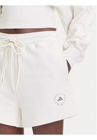 Adidas by Stella McCartney - adidas by Stella McCartney Szorty sportowe True Casuals JX6786 Beżowy Loose Fit. Kolor: beżowy. Materiał: bawełna #3