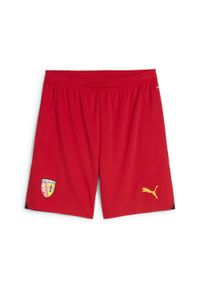 Puma - Męskie szorty RC Lens 24/25 PUMA Red Pelé Yellow. Kolor: żółty, wielokolorowy, czerwony. Sport: piłka nożna