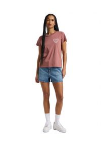 Lee - DAMSKA KOSZULKA LEE SMALL LOGO TEE HENNA 112363636 #2