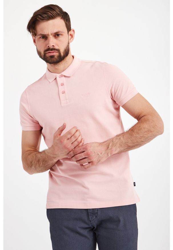 Koszulka polo JOOP! Jeans polo, z nadrukiem, sportowa