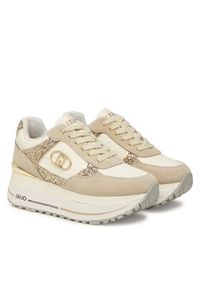 Liu Jo Sneakersy Plus 01 BF5011 PX078 Beżowy. Kolor: beżowy. Materiał: zamsz, skóra #6