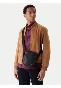 TOMMY HILFIGER - Tommy Hilfiger Saszetka Th Flag Mini Reporter AM0AM14015 Czarny. Kolor: czarny. Materiał: skóra #1