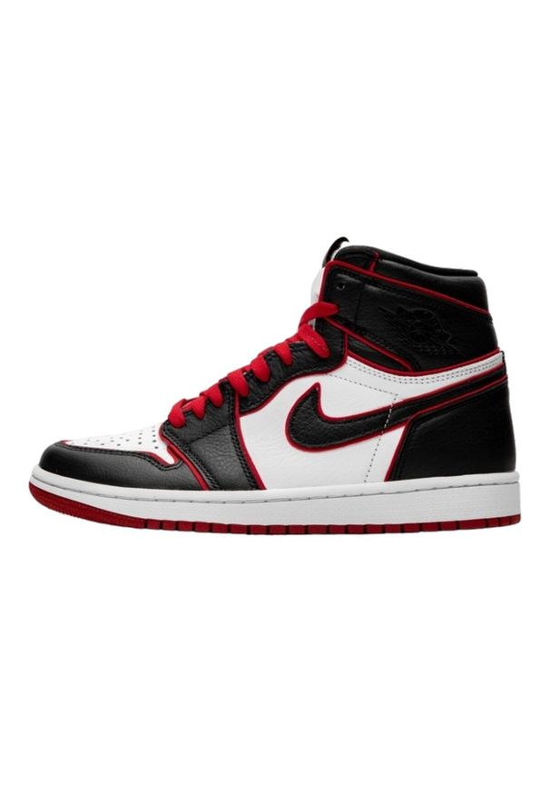 Buty do chodzenia dla dorosłych Air Jordan 1 Retro High Bloodline. Kolor: czerwony, czarny. Sport: turystyka piesza