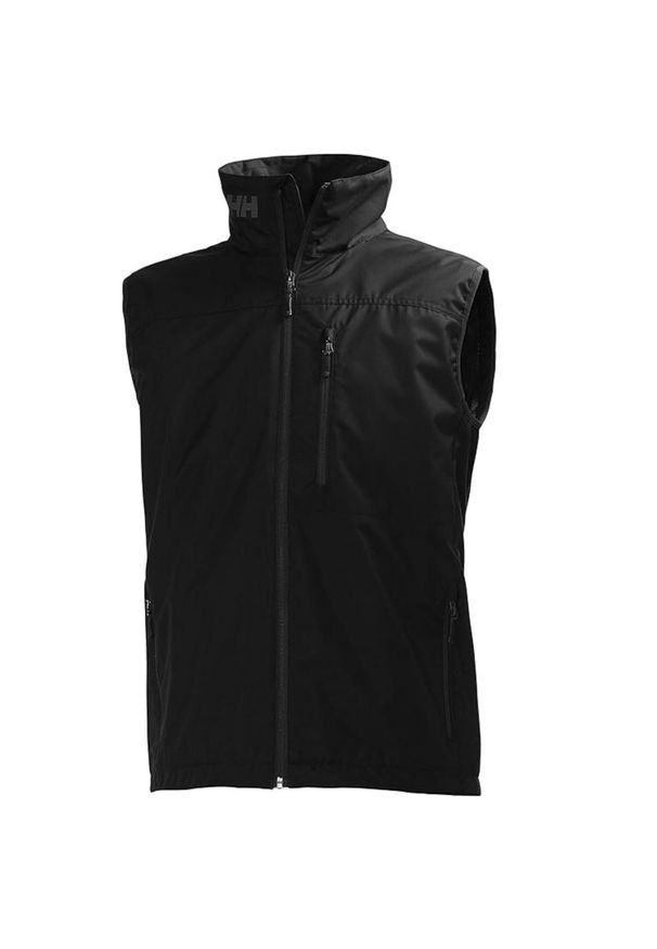 Kamizelka trekkingowa męska Helly Hansen Crew Vest. Kolor: czarny. Materiał: poliester. Sport: turystyka piesza