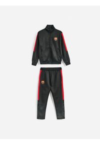 Reserved - Komplet FC Barcelona - czarny. Kolor: czarny. Materiał: dzianina #1