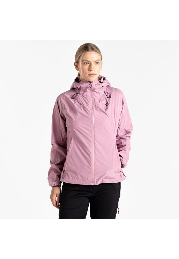 DARE 2B - Damska wodoodporna kurtka Torrek Breathe Easy. Kolor: fioletowy, wielokolorowy, różowy. Sport: turystyka piesza